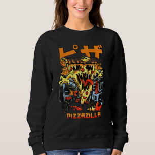 Pizzazilla Pizza Kaiju Monster Japanse Cultuur Trui