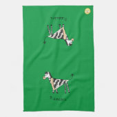 Pizzebra Pizza Funny Zebra Kitchen Towel Theedoek (Verticaal)