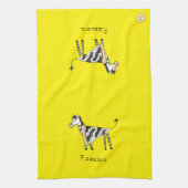 Pizzebra Pizza Funny Zebra Kitchen Towel Theedoek (Verticaal)