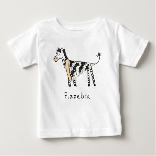Pizzebra Pizza Zebra Baby T-Shirt