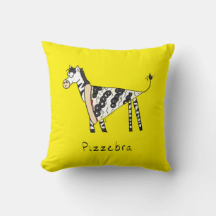 Pizzebra Pizza Zebra Coussin
