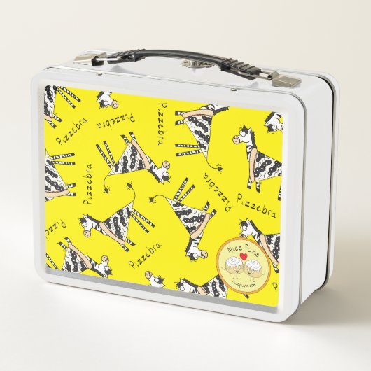 Pizzebra Pizza Zebra Lunch Box (Achterkant)