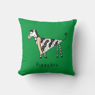 Pizzebra Pizza Zebra Pillow Kussen