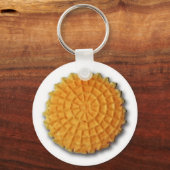 Pizzelle cookie sleutelketen sleutelhanger (Voorkant)