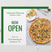 Pizzeria Grand Ouverture Flyer (Devant / Derrière)