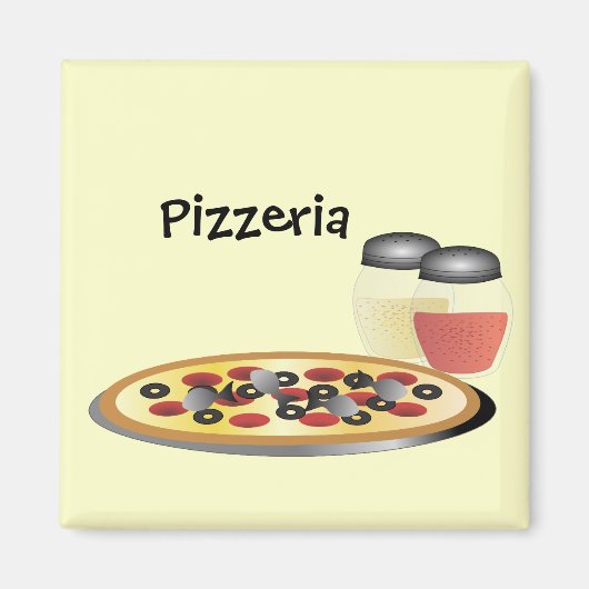 Pizzeria Magnet Magneet (Voorkant)