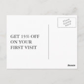 Pizzeria Opening | Nu geopend | Direct mail Briefkaart (Achterkant)