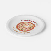 pizzeria papieren bordje (Gekanteld)