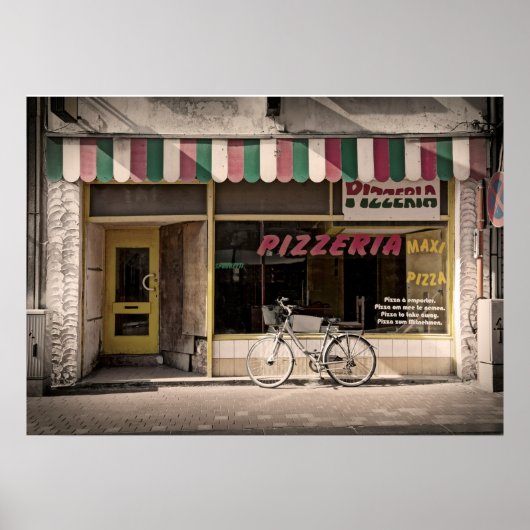 Pizzeria Poster (Voorkant)