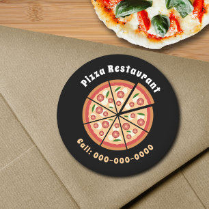pizzeria ronde sticker