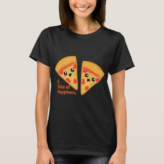 Pizzza Schijf met Citaten T-shirt