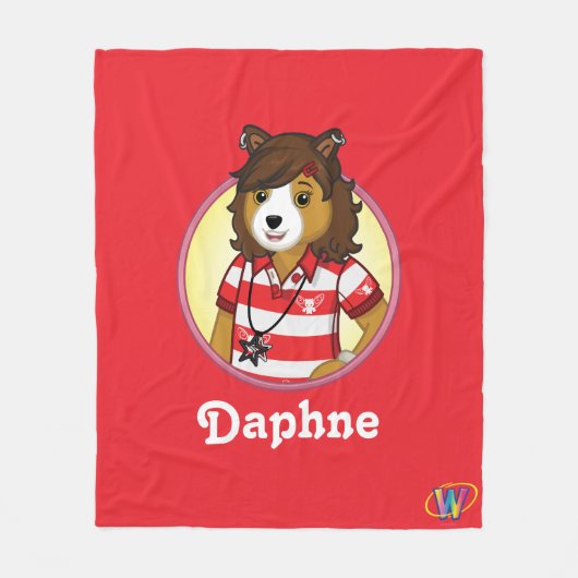 PJ Collie Fleece Deken (Voorkant)