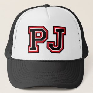 'PJ'-monogram Trucker Pet
