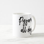 Pjamas All Day Coffee Mok (Voorkant rechts)
