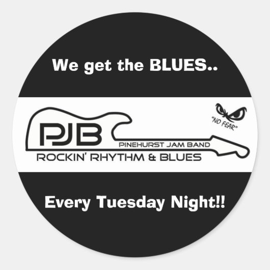 PJB 3 in. Sticker (Voorkant)