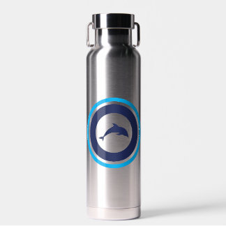 PJK 22oz vacuüm geïsoleerde fles / dolfijn & kanji