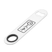 PJK Bottle Opener / kanji & dolphin (Devant angulaire)