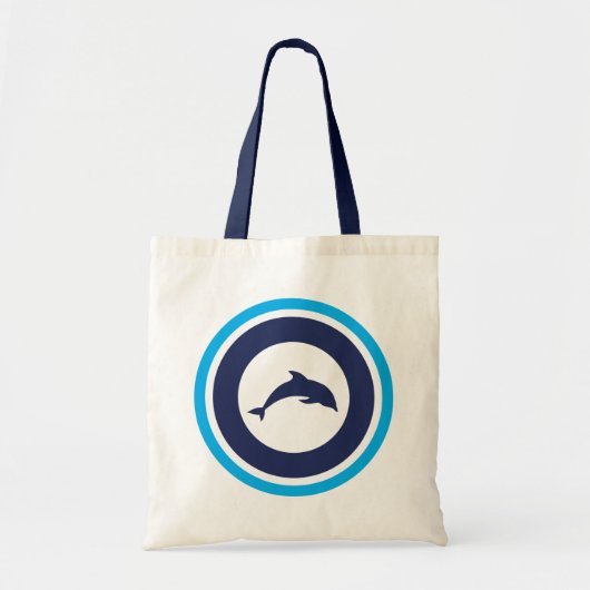 PJK Tote Bag / Dolphin & Kanji Design (Voorkant)