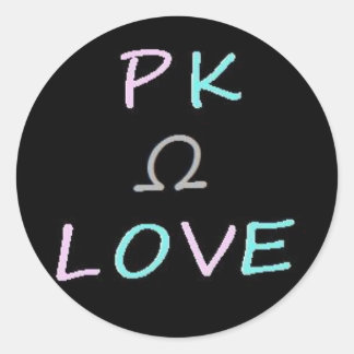 PK Liefde Omega Sticker