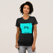 Pk - T-Shirt de chimie élément drôle de Planking (Devant entier)