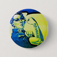 PKD WARRIOR VROUW - Awareness Retro Tattoo Fun