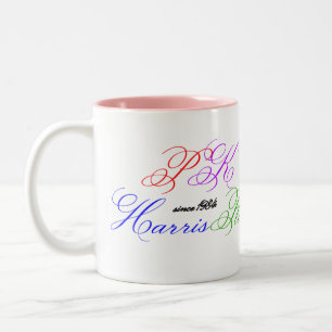 PkHarris Place Designer Coffee-Mok Tweekleurige Koffiemok