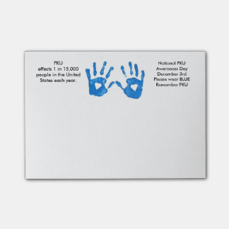 PKU Awareness Post-it Notes