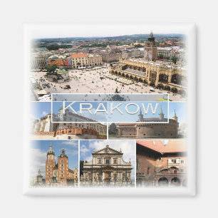 PL * Polen - Krakow Poland Polska Magneet