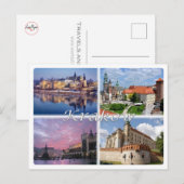 PL Polen Polska - Krakow - Briefkaart (Voorkant / Achterkant)