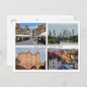 PL Polen - Warschau Warszawa - Briefkaart (Voorkant / Achterkant)