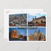 PL Polen - Wroclaw - Briefkaart (Voorkant / Achterkant)