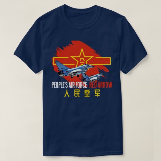 PLAAF Red Arrow T-shirt (Design voorkant)