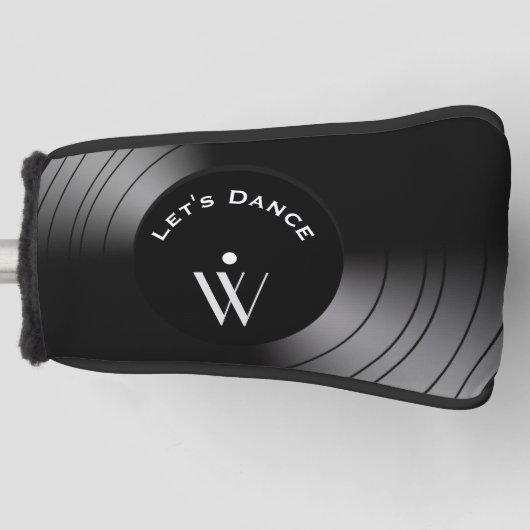 Plaatalbum Let's Dance Initial Golfheadcover (Voorkant)
