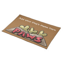 Plaatje onder Dog Dish Houd de vloer schoon