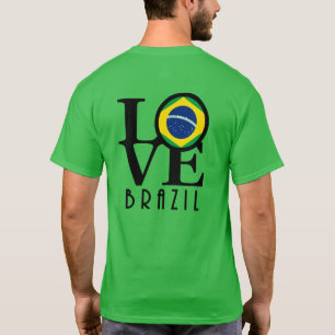 PLAATS Brazilië (achterafdruk) T-shirt