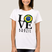 PLAATS Brazilië (voorafdruk) T-shirt (Voorkant)