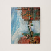 Plaats - Buffalo NY - de originele Michigan Bridge Legpuzzel (Verticaal)