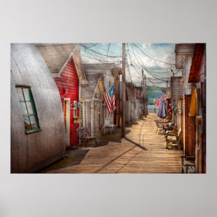 Plaats - Canandaigua, NY - Shanty town Poster