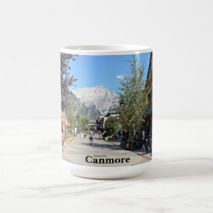 Plaats Canmore in Alberta Canada Koffiemok