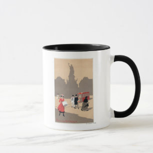 Plaats de la Republique Art Deco Scene Mok