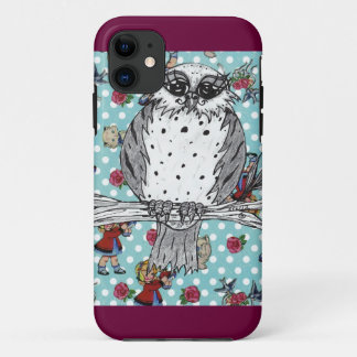 Plaats de Owl 4 iPhone 5 Hoesje