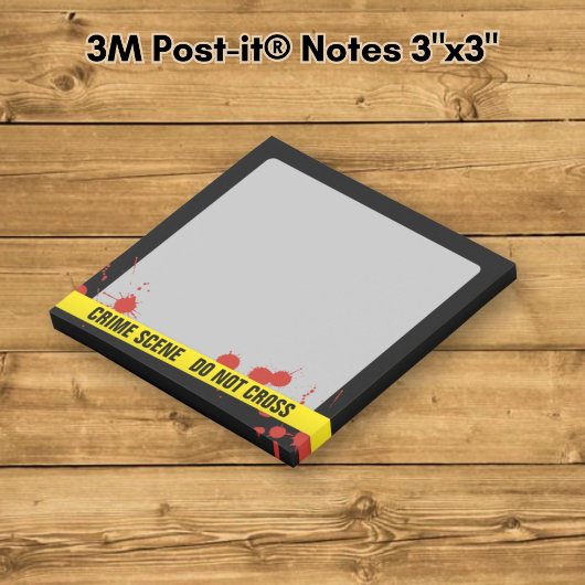 Plaats delict post-it® notes