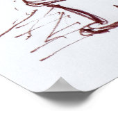 Plaats Des Augustine | Aix en Provence, Frankrijk Poster (Hoek)