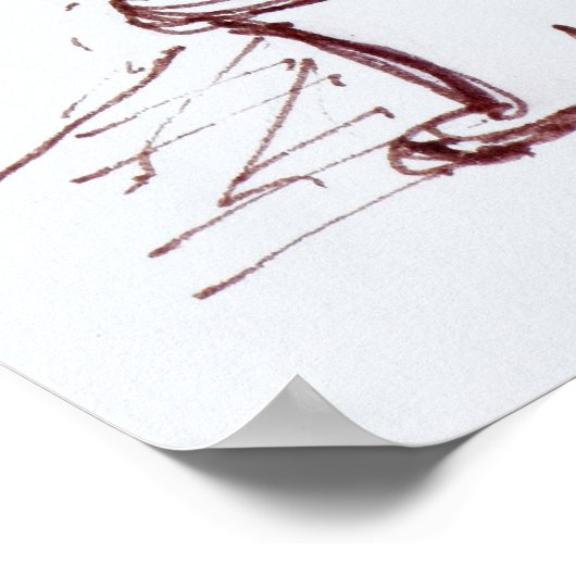 Plaats Des Augustine | Aix en Provence, Frankrijk Poster (Hoek)