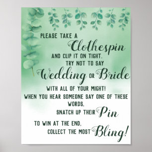 Plaats een Vrijgezellenfeest van het Spel van de C Poster