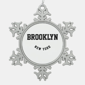 Plaats en plaats van de Douane van de Staat Tin Sneeuwvlok Ornament