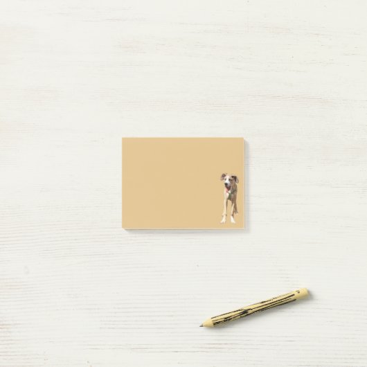 Plaats het op Walter de Grote Dane Post-it® Notes (Op bureau)