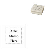 Plaats hier een stempel Rubber Stamp (Gestempeld)