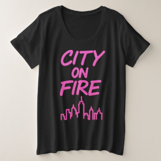 Plaats in brand grote maat t-shirt