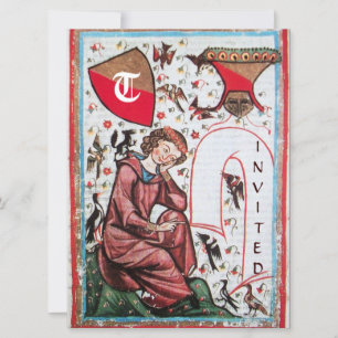 PLAATS IN DE GARDEN VAN VOGELMONOGRAM KAART